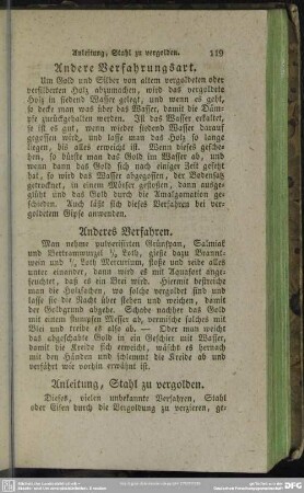 Anleitung, Stahl zu vergolden