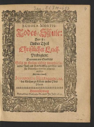 Schola Mortis: