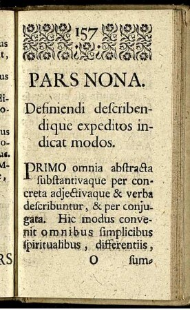 Pars Nona.