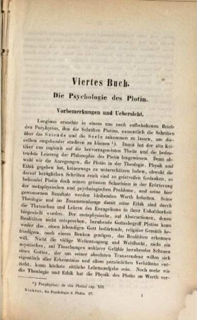 Neu-Platonische Studien : Darstellung des Lebens und der Philosophie des Plotin. 4