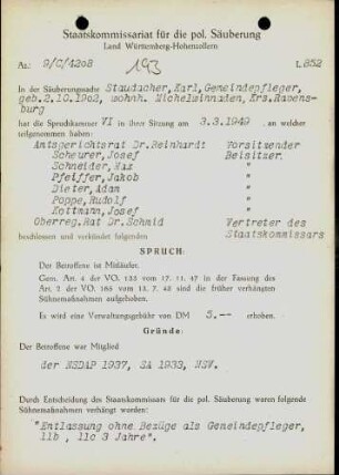 Staudacher, Karl