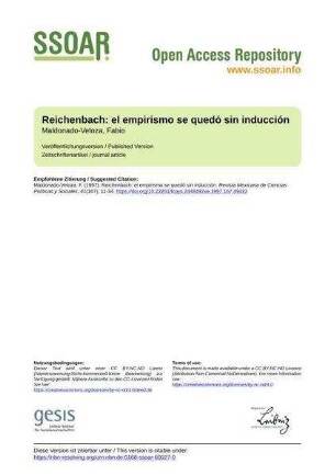 Reichenbach: el empirismo se quedó sin inducción