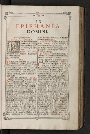 In epiphania domini.