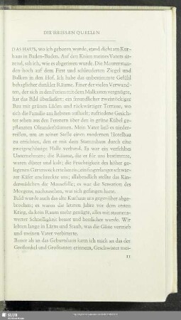 Die heissen Quellen
