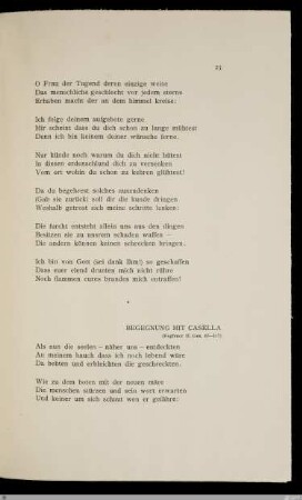 Begegnung mit Casella (Fegfeuer II. Ges. 67-117)