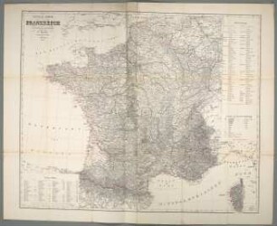 General-Karte von Frankreich : nach den neuesten u. besten Quellen
