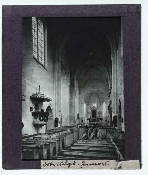 Doberlug-Kirchhain, Kloster Dobrilugk : Innenansicht, Blick nach O