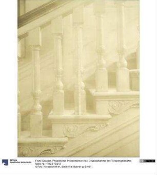 Philadelphia, Independence Hall, Detailaufnahme des Treppengeländers