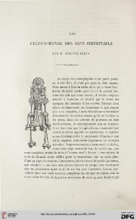 21: Les chefs-d'oevre des arts industriels par M. Philippe Burty