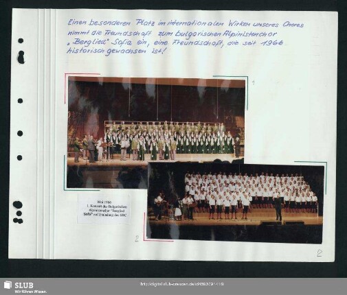 Chor "Berglied Sofia" mit eigener Instrumental- und Solistengruppe (Bild 1)