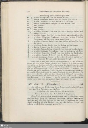 83. 1520, Juni 19. [Wittenberg]