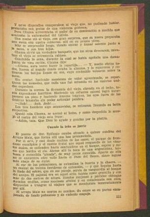 Cuando la leña es juerte