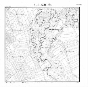 Kartenblatt SO XVIII 62 Stand 1826