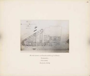 Kunstsammlung auf der Museumsinsel, Berlin 2. Entwurf: Lageplan mit Grundriss EG