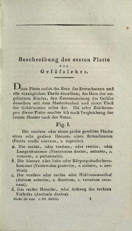 Handbuch der Anatomie des menschlichen Körpers, 2. Gefäß-Lehre