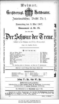 Der Schwur der Treue