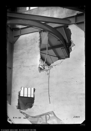 Explosion in H 21, Innenaufnahme