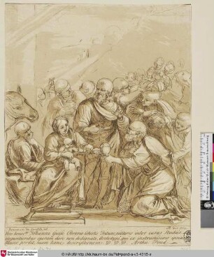 [Die Anbetung der heiligen drei Könige; L'adoration des mages]