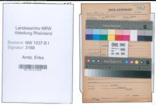 Entnazifizierung Erika Arntz , geb. 00.00.0000 (Jugendleiterin)