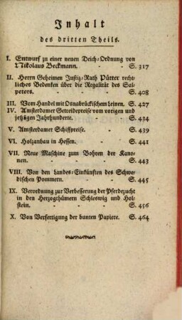 Beyträge zur Oekonomie, Technologie, Polizey- und Cameralwissenschaft. 3. 1780