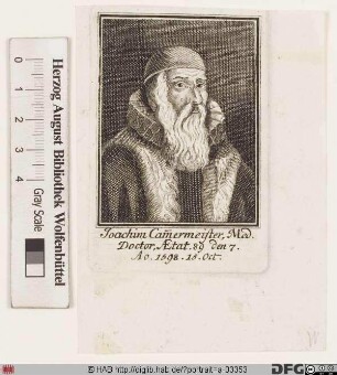Bildnis Joachim II Camerarius
