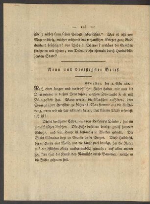 Neun und dreißigster Brief.