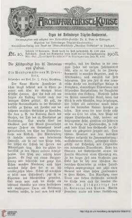 26: Die Fischpredigt des hl. Antonius von Padua : ein Wandgemälde von M. Feuerstein