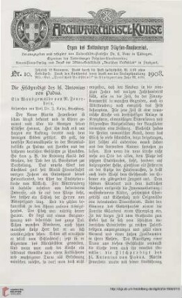 26: Die Fischpredigt des hl. Antonius von Padua : ein Wandgemälde von M. Feuerstein