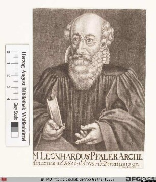 Bildnis Leonhard Pfaler