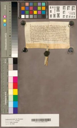 Der Kölner Bürger Johann Hirzelin, Propst zu St. Kunibert, quittiert Herzog Wilhelm über zehn Gulden Leibrenten.