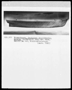 Frachtmotorschiff Reg.-Nr. 1476, Bau-Nr. 442, Ruthof-Werft