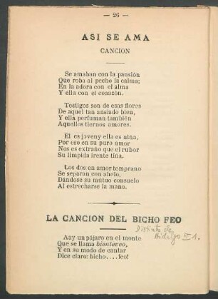 Así se ama : Canción