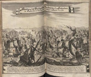 Abbildung deß bludigen See Treffens zwischen den Holländern und Engeländern