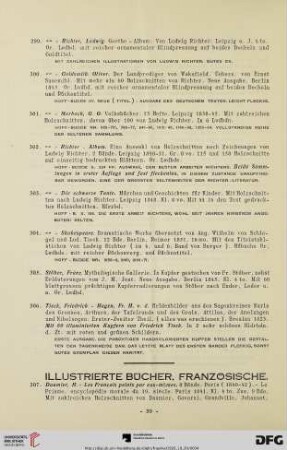 Illustrierte Bücher, Französische (Nr. 307-332)