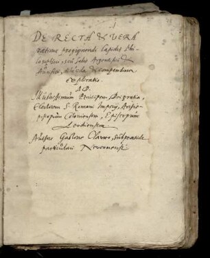 Gaston LeDoux de Claves: De recta et vera ratione progignendi lapidis philosophici
