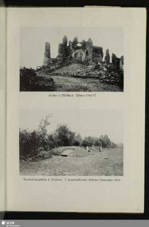 Kloster in Messines. Winter 1916/17