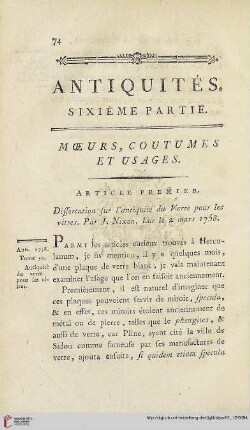 Sixiéme partie