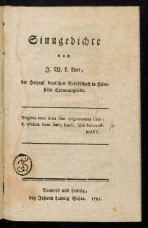 Sinngedichte
