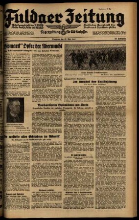 Ausgabe vom Dienstag, den 27. Mai 1941.