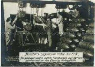 Unterirdisches Munitionslager