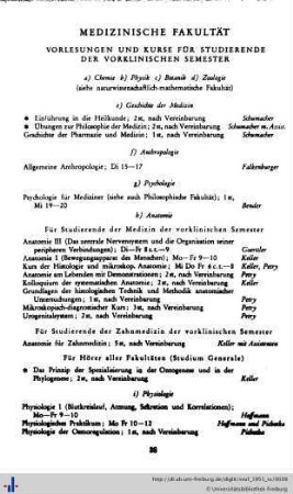 Medizinische Fakultät