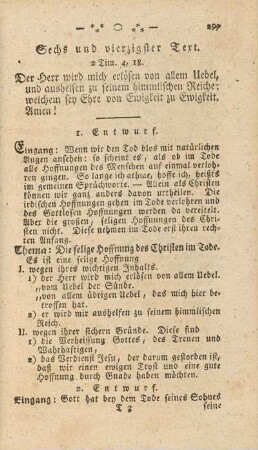 Sechs und vierzigster Text