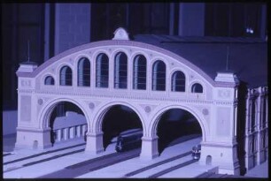 Modell des Anhalter Bahnhofs