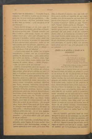 ¿Quién es el público, y dónde se le encuentra? : (Artículo robado)