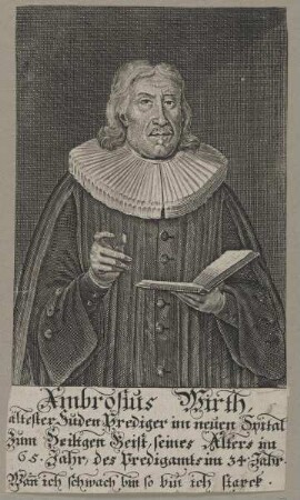 Bildnis des Ambrosius Wirth