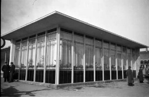 Freiburg: Gaststätte am Omnibusbahnhof, Außenansicht