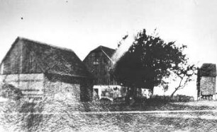 Bautzen-Großwelka. Windmühlengehöft, vor 1945, Repro