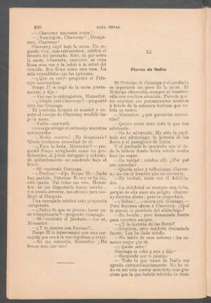 XI - Flores de Italia.