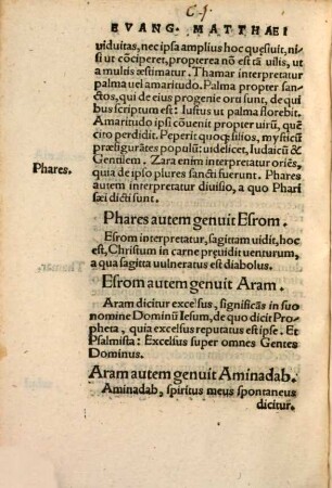 Expositio in Mathaeum Evangelistam