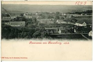Panorama von Riesenburg, südlich